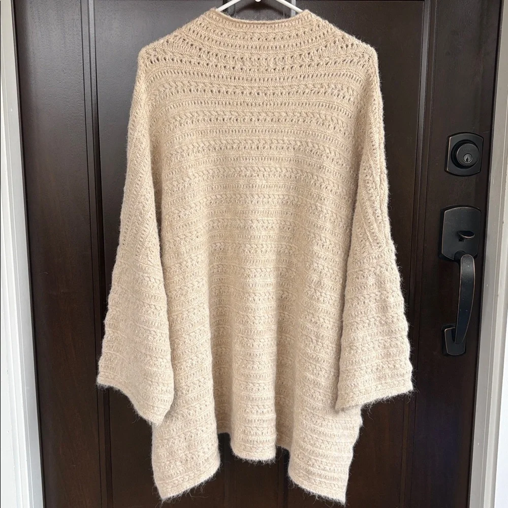 NWT John Mark Wool Blend Embroidered 3/4 Sleeve Mock Neck Sweater 1X Retail $110 - Picture 13 of 13